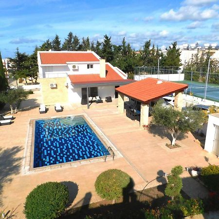 6 Bdr Villa With Tennis Court Paphos Exterior foto